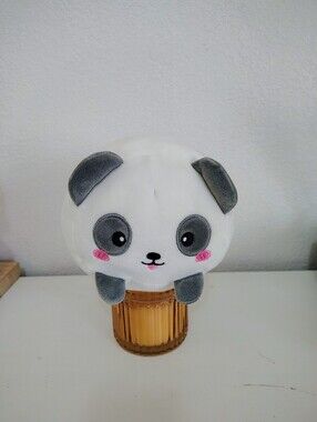 Cloud Soft Plush Panda Plushie- White & Black